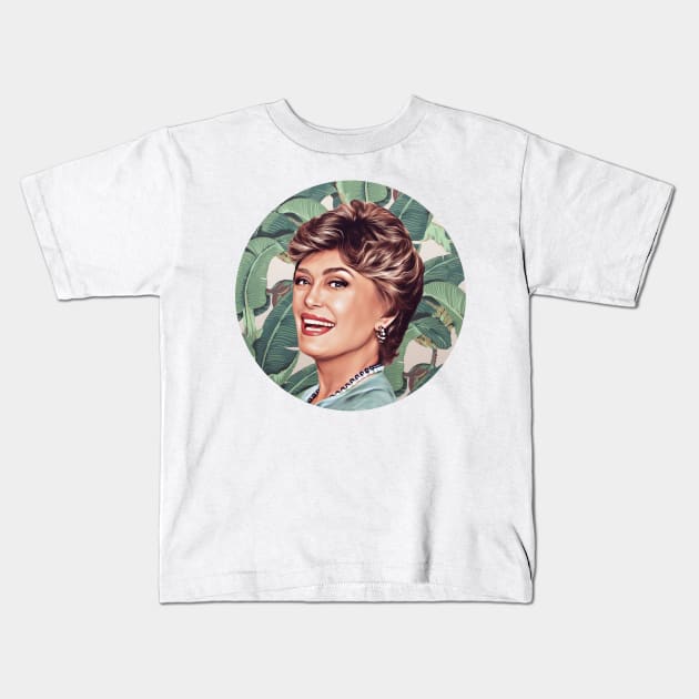 Golden Girls Blanche Devereaux Rue stay golden Kids T-Shirt by EnglishGent